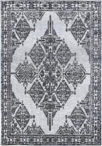 Amritsar Beas Grey Cotton Blend Rug
