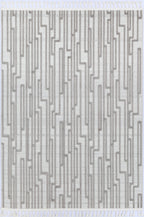 Ares Naxos Geometric Beige and Taupe Rug