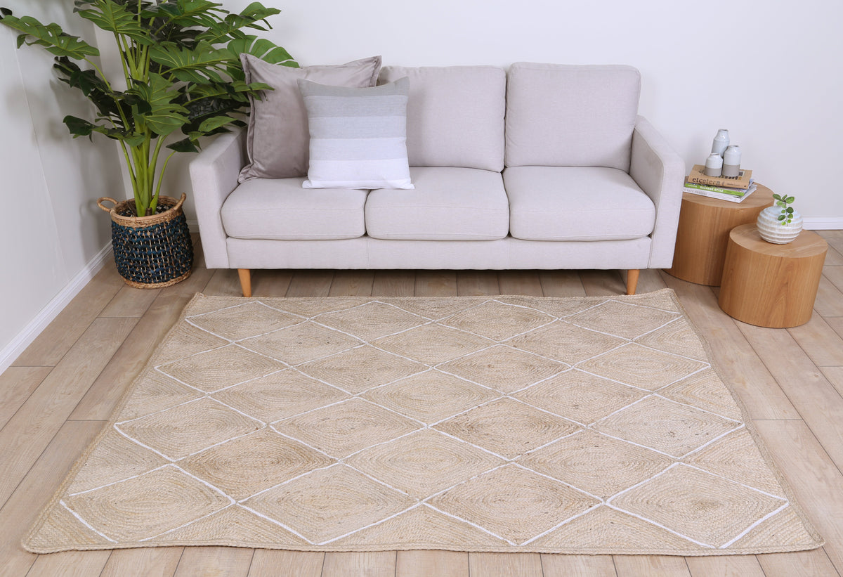 Sheer Dimond Rug Artisan Pearl Diamond Rug – Rug Maison