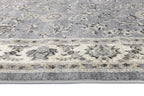 Arya Grey Cream Border Rug