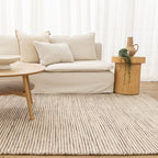 Nordic Beige Wool Rug
