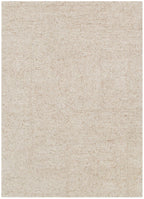 Seren Beige Modern Wool Rug