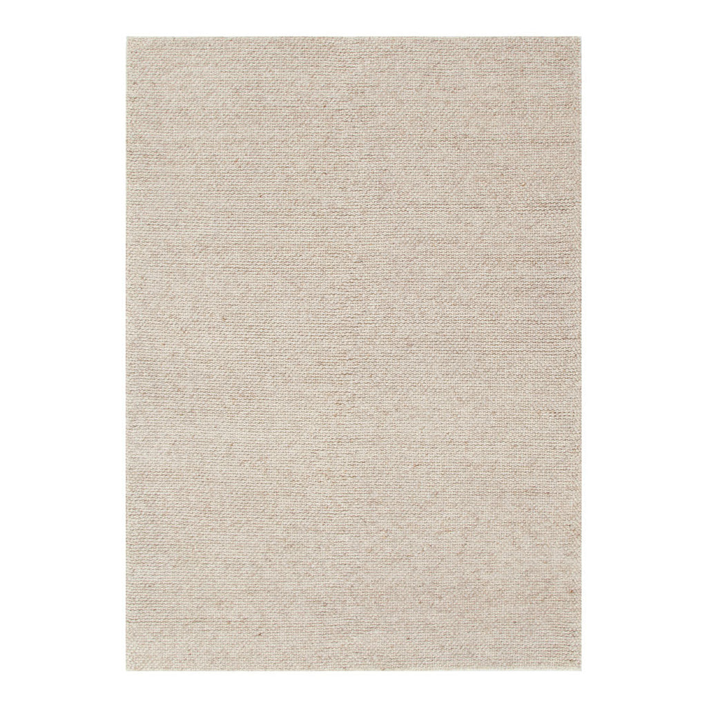 Beau Beige Chunky Wool Rug