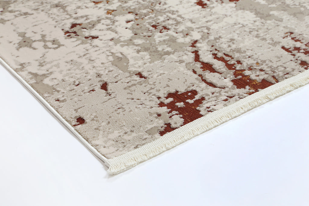 Bohemian Paradise One Modern Beige Terracotta Rug - 01BTER