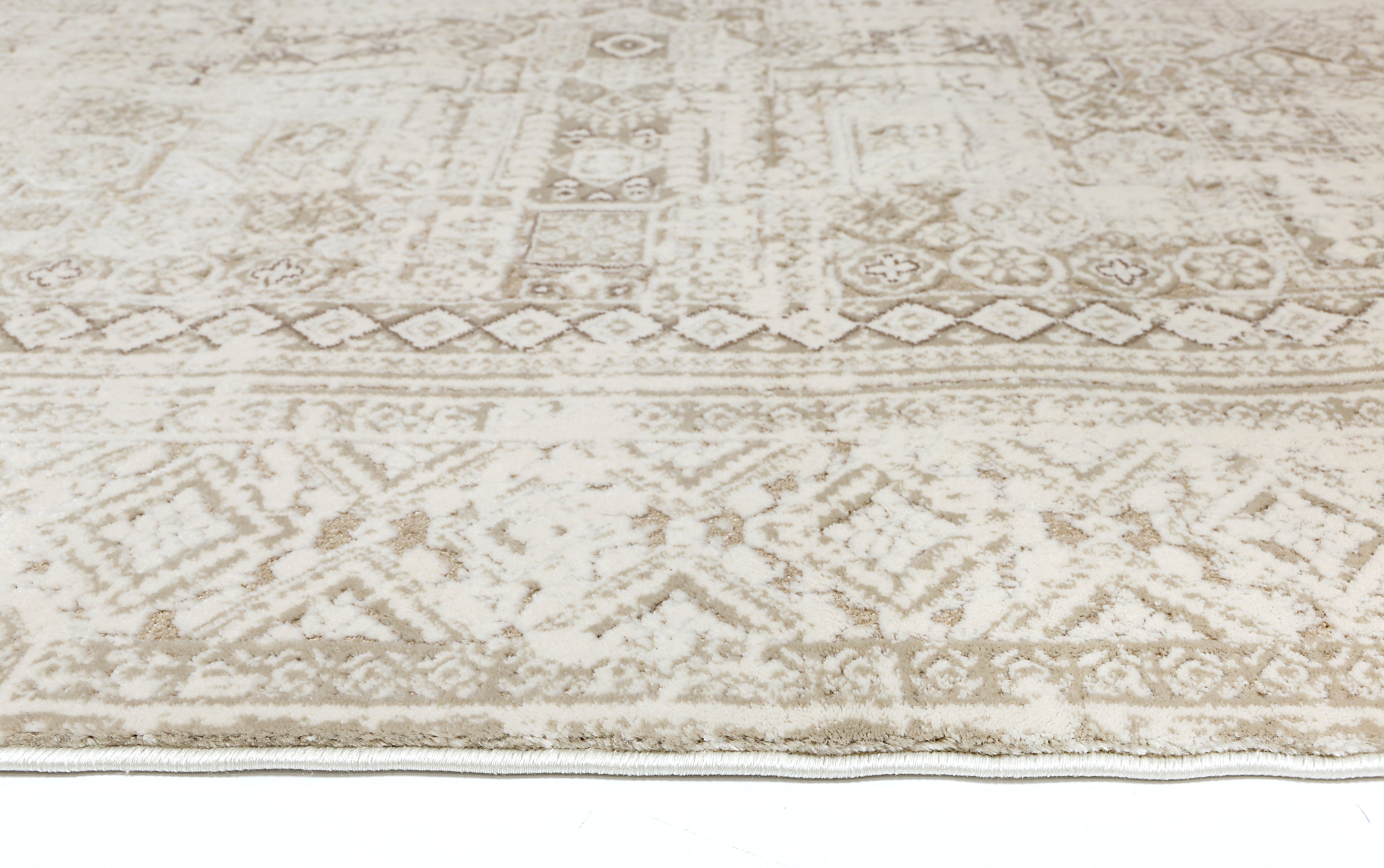 Bohemian Paradise Panel Beige Rug - 03BEIG