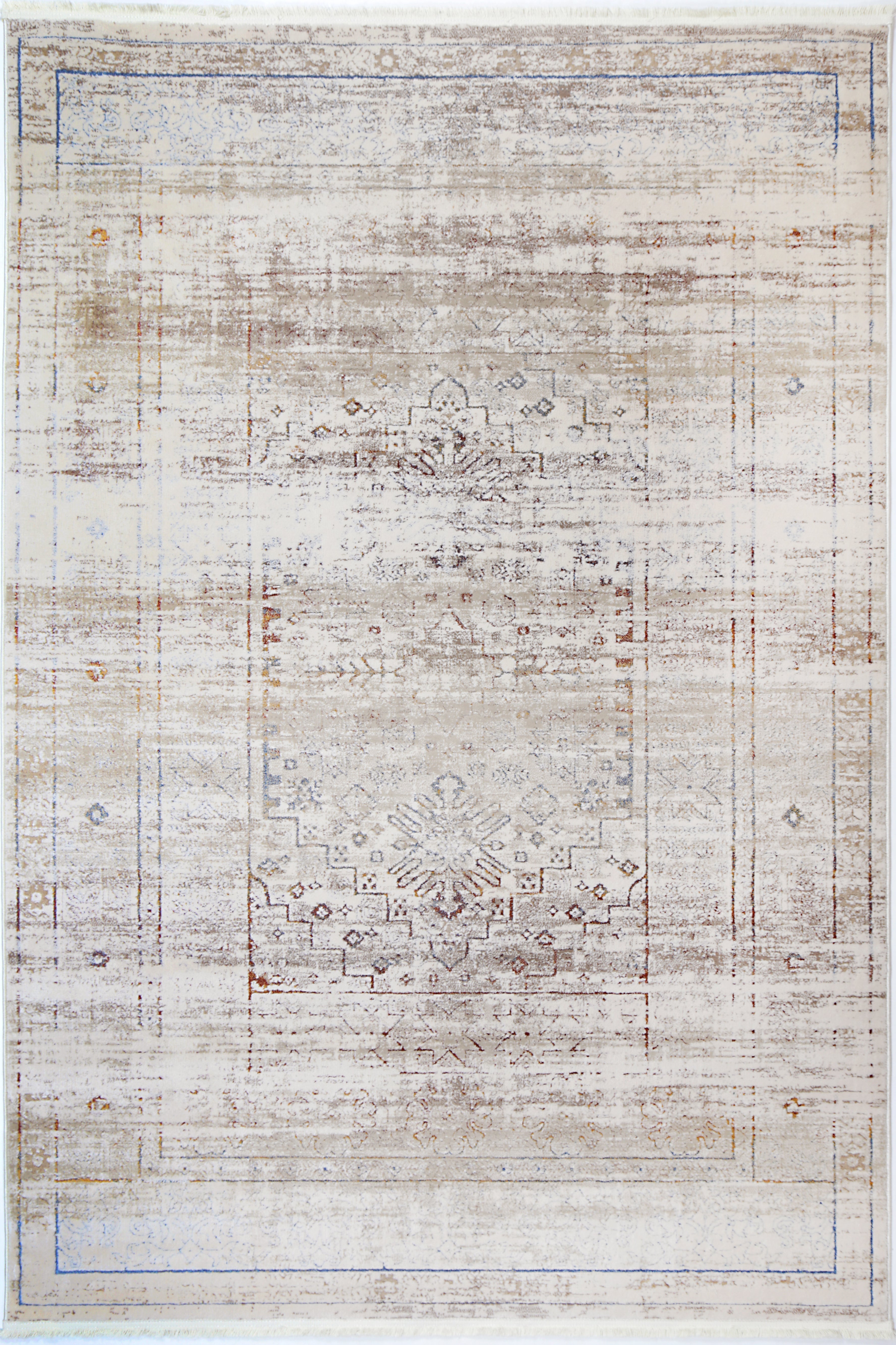 Bohemian Paradise Traditional Beige Multi Rug - 04BMUL