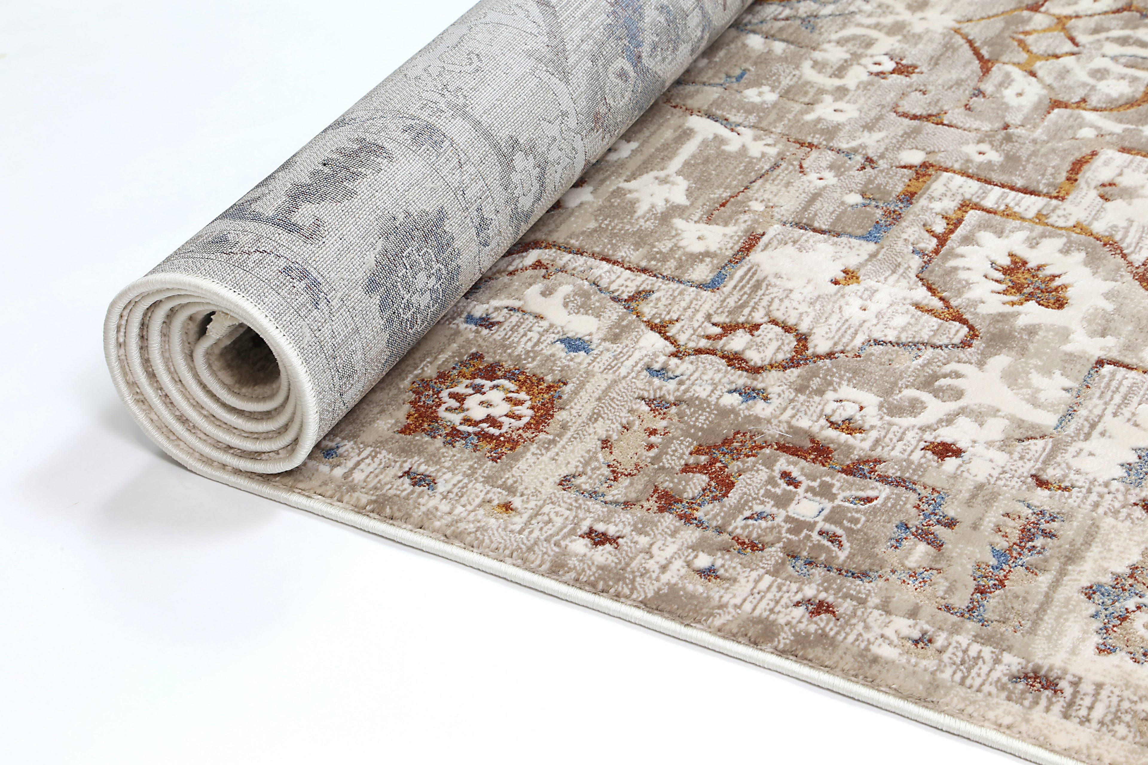 Bohemian Paradise Medalion Beige Multi Rug - 05BMUL