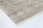 Bohemian Paradise Medalion Beige Blue Rug - 06BBLU