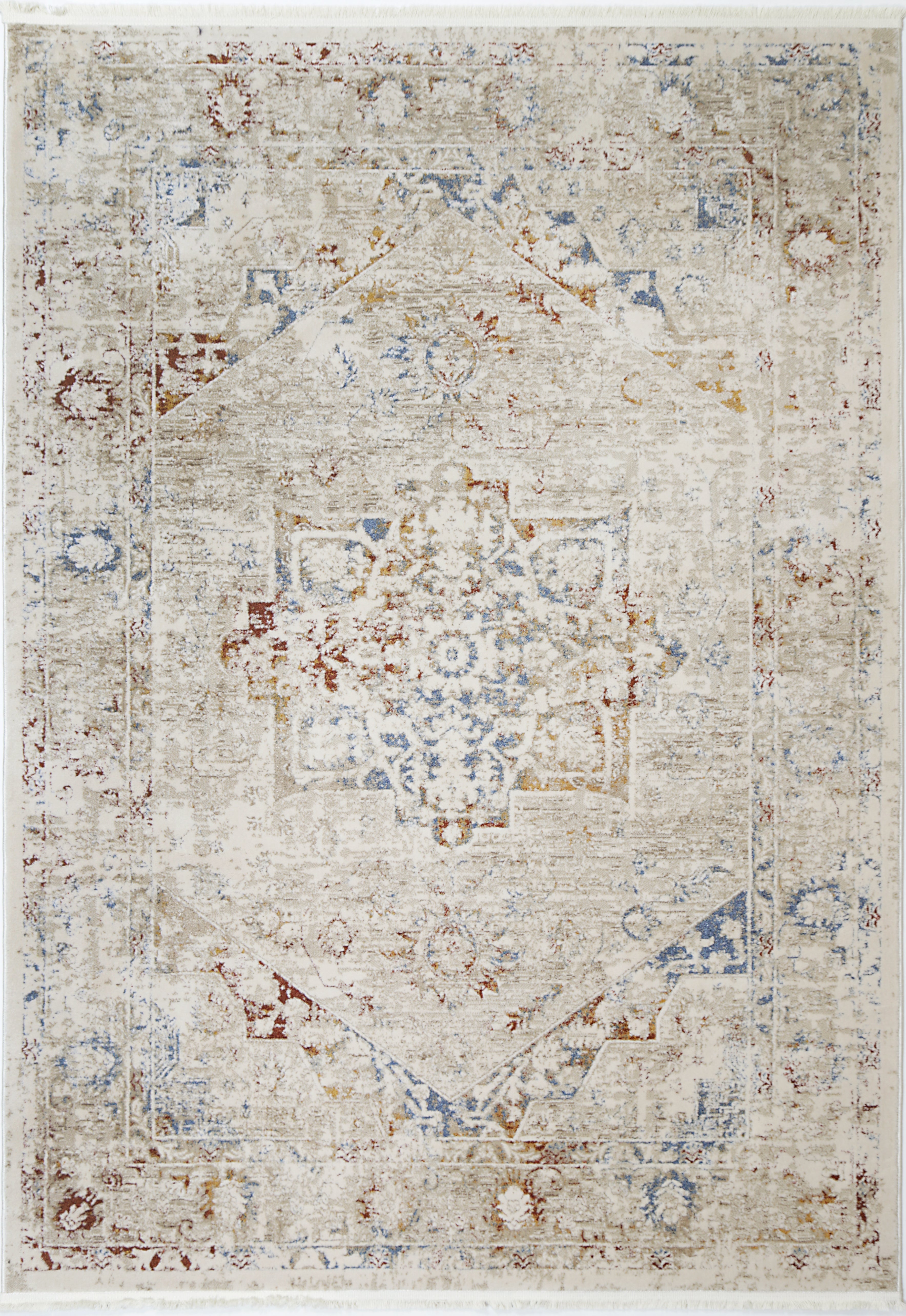 Bohemian Paradise Classic Vintage Beige Multi Rug - 09BMUL