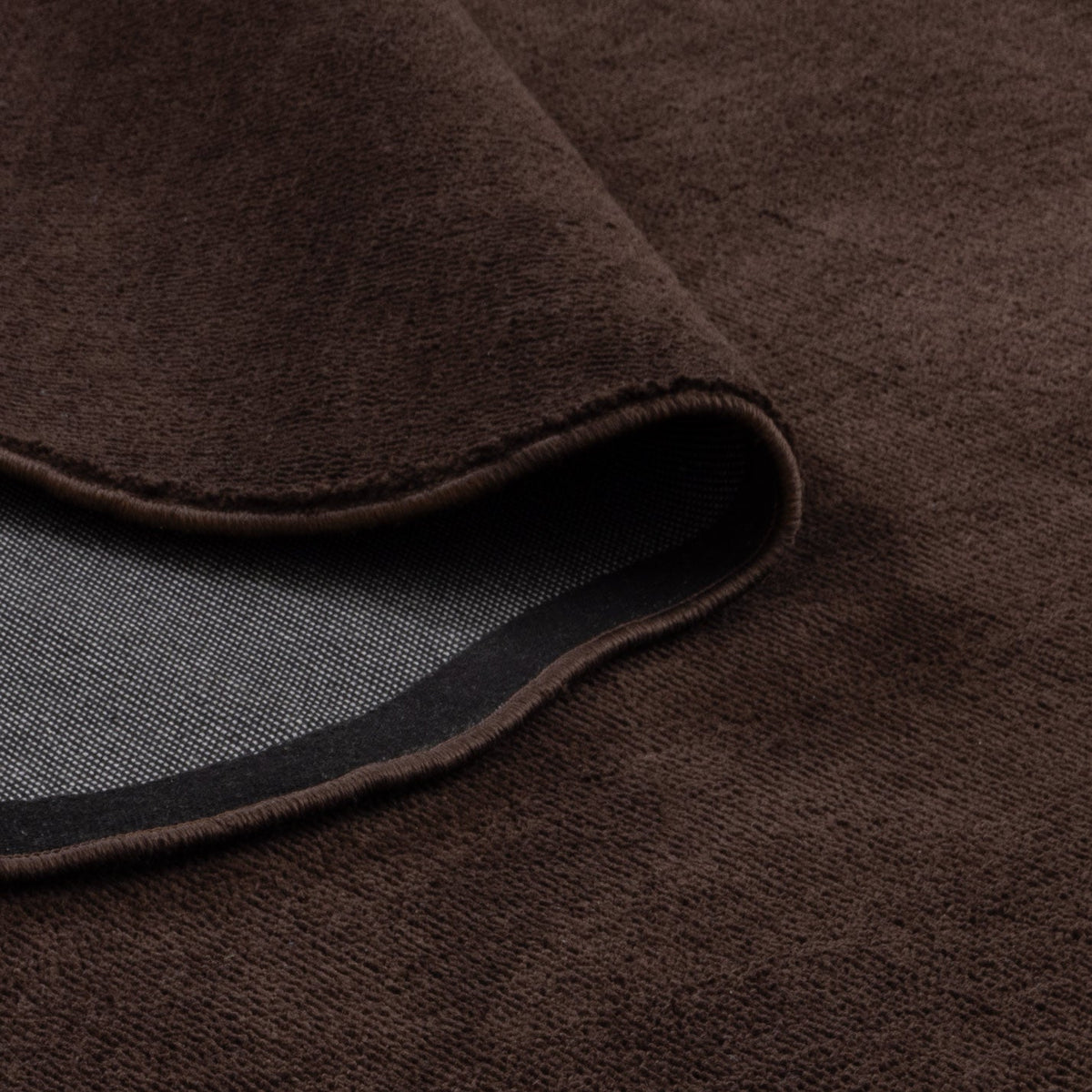 Ollie Scalloped Irregular Rug Chocolate