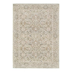D102- Delphine Regal Green Beige Vintage Rug
