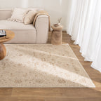 D103- Delphine Warm Biscotti Vintage Beige Rug