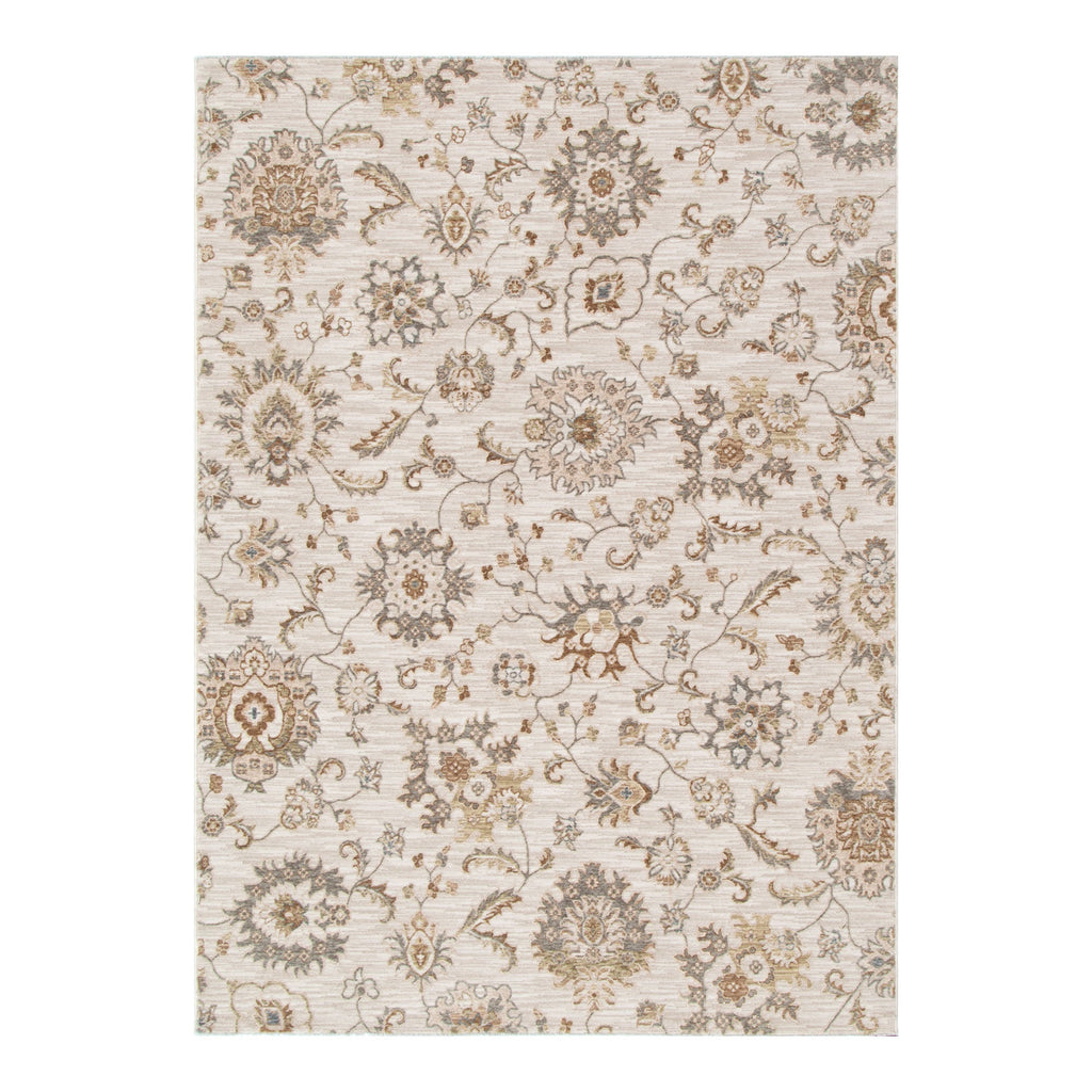 D107- Delphine Antique Bloom Multi Vintage Rug
