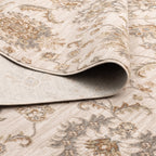 D107- Delphine Antique Bloom Multi Vintage Rug