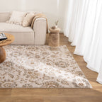 D107- Delphine Antique Bloom Multi Vintage Rug