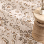 D107- Delphine Antique Bloom Multi Vintage Rug