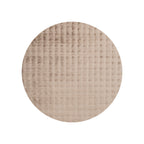 Purity Washable Round Rug Dark Beige
