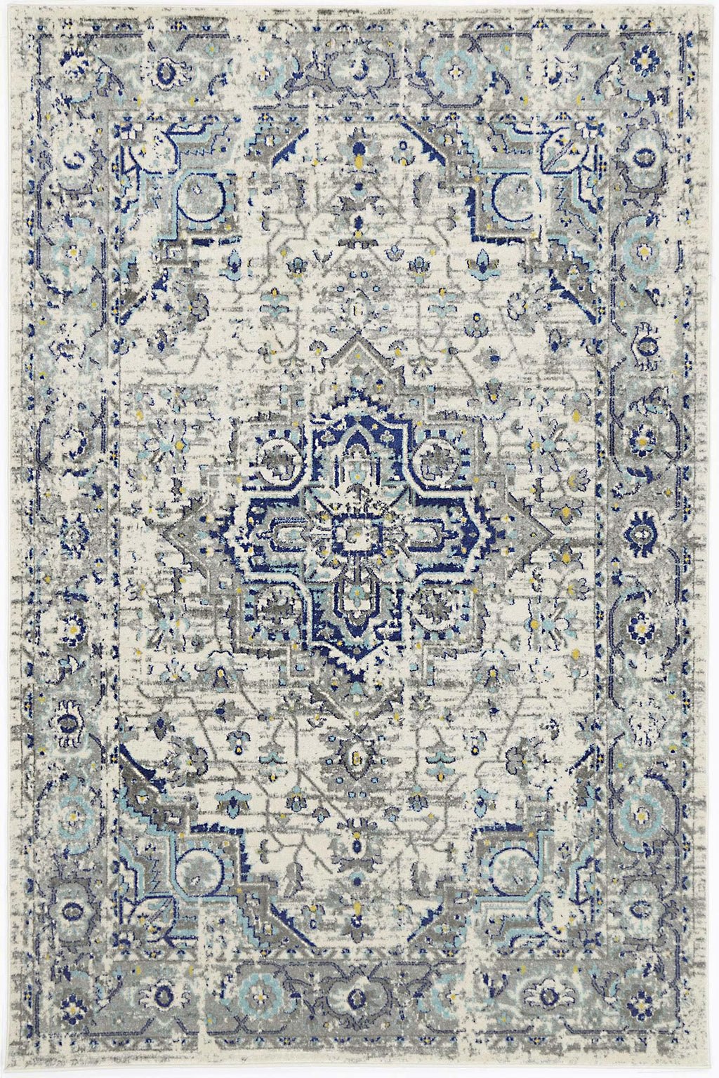 Delicate Montana Ivory & Blue Rug