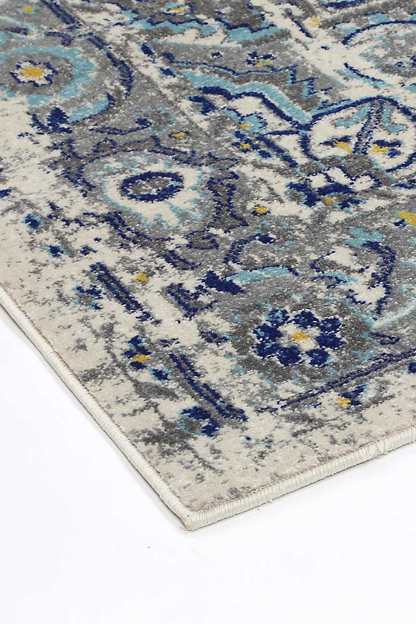 Delicate Montana Ivory & Blue Rug