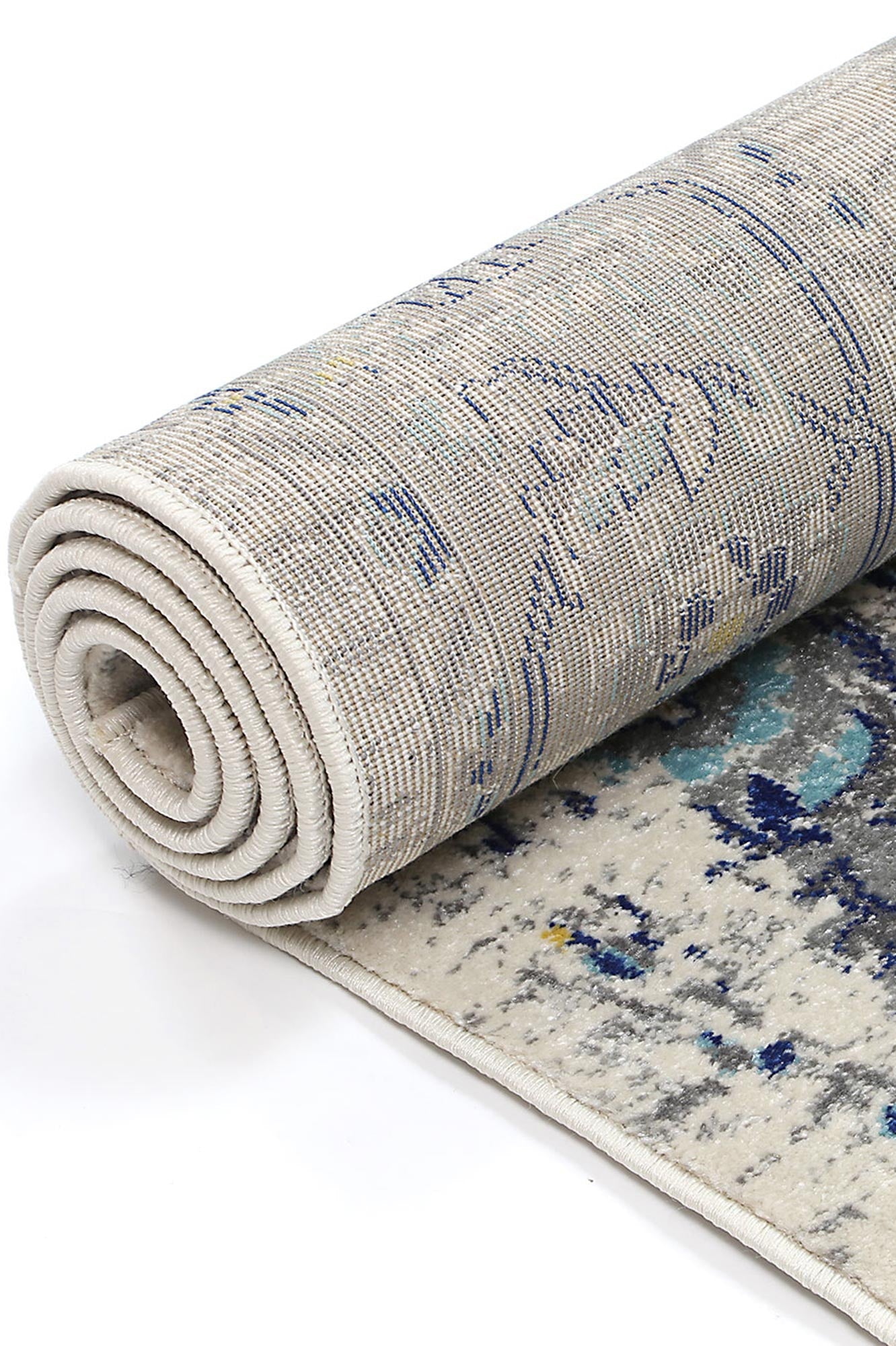 Delicate Montana Ivory & Blue Rug