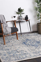 Delicate Montana Ivory & Blue Rug