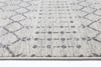 Delicate Geomtric Ivory and Grey