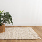 Diego Inca Beige Wool Rug - DIEG01