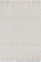 Diego Inca Beige Wool Rug - DIEG01