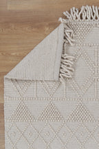 Diego Inca Beige Wool Rug - DIEG01