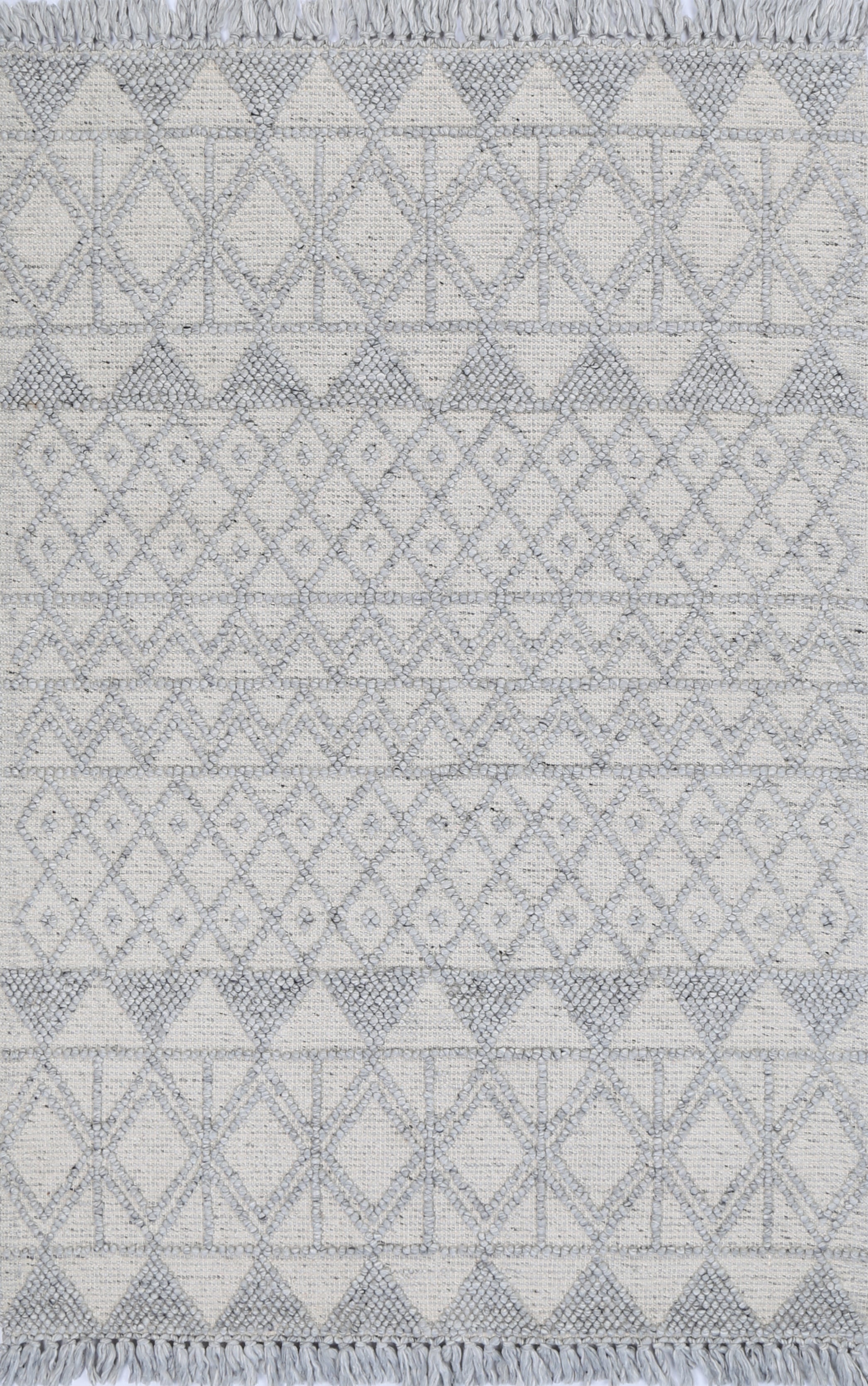Diego Inca Grey Wool Rug - DIEG01