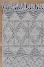 Diego Inca Grey Wool Rug - DIEG01