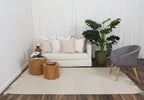 Diego Tribal Beige Wool Rug - DIEG02