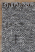 Diego Tribal Grey Multi Wool Rug - DIEG02
