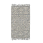Diego Tribal Grey Wool Rug - DIEG02