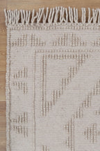 Diego Ornamental Brown Wool Rug - DIEG03