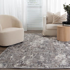 Expressions Grey Modern Rug -EX01