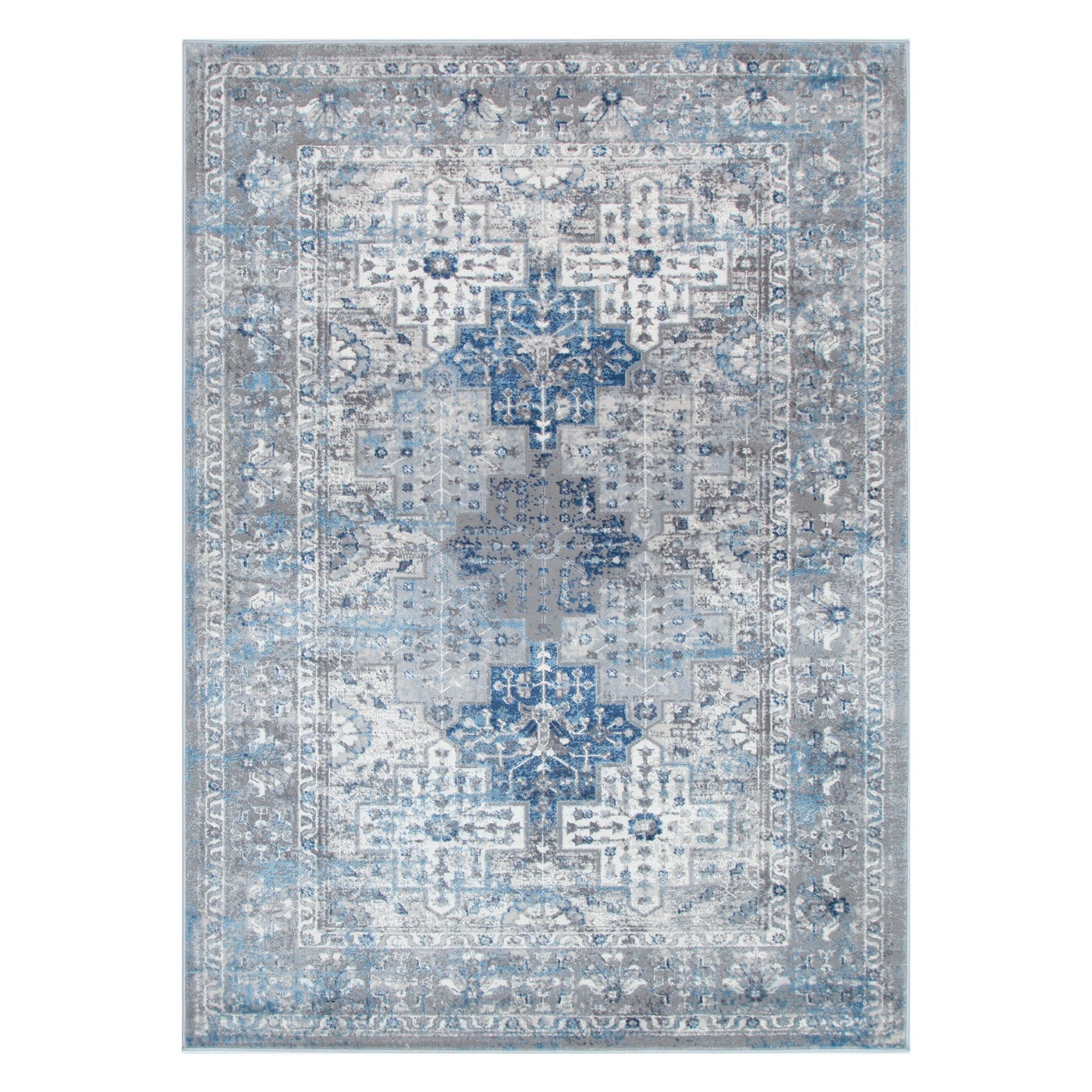 Expressions Navy Blue Oriental Rug - EX05