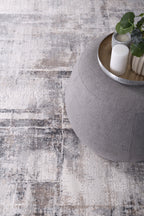 Expressions Beige Grey Modern Rug - EX07
