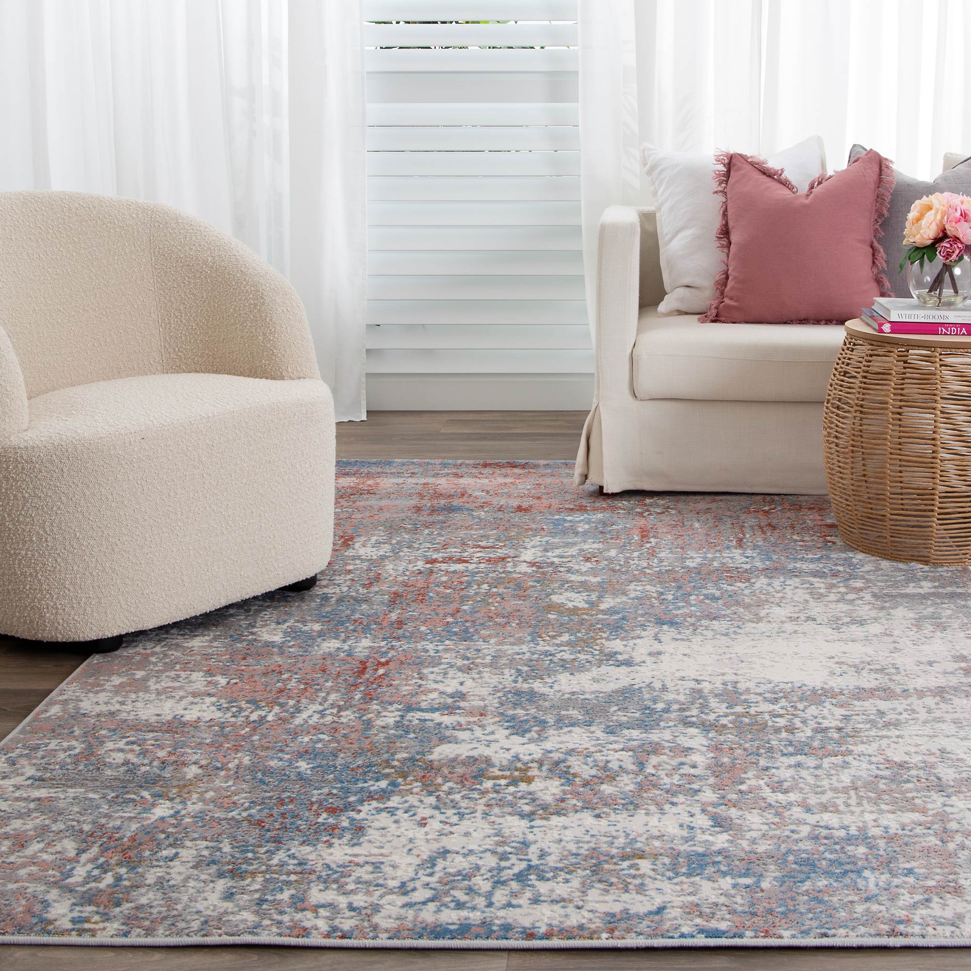 Expressions Multi Colour Modern Rug - EX12