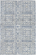 Amritsar Glenroy Navy Tribal Rug