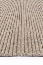 Goa Textured Wool Blend Ash Rug