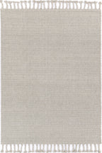 Goa Textured Wool Blend Grey Rug