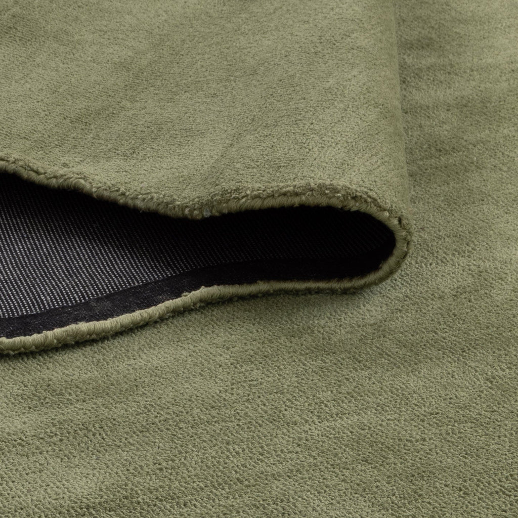 Ollie Scalloped Irregular Rug Green
