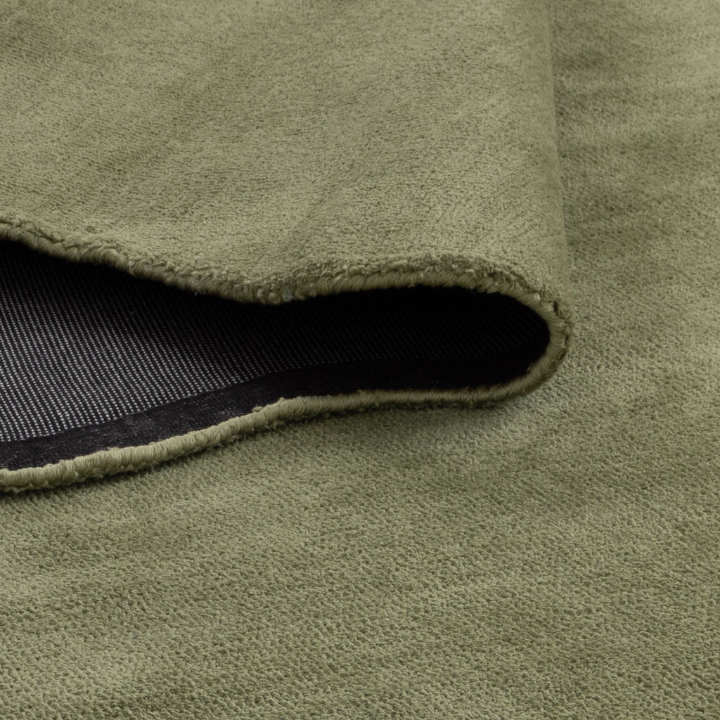 Ollie Scalloped Irregular Runner Green