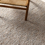 Eco Weave Grey Jute and Wool Rug