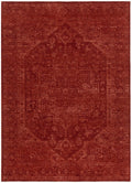 Heritage Distressed Medallion Rust Rug - H101
