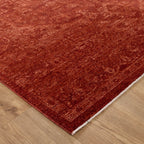 Heritage Distressed Medallion Rust Rug - H101