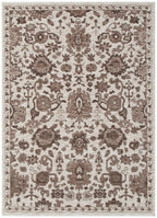 Horizon Ivory Brown Traditional Rug H107