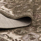 Horizon Olive Green Medallion Rug H116