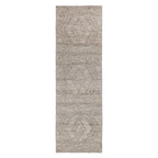 Himalaya Lattice Tribal Ash Wool Rug